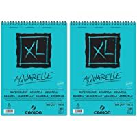 Canson XL Aquarelle- Álbum Espiral Microperforado- A4- 30 Hojas- Grano Fino 300g